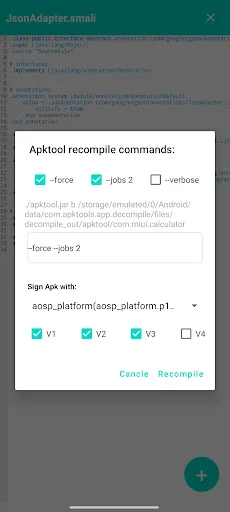 Decompile App: Apktool & Jadx ডাউনলোড করুন – অ্যান্ড্রয়েড অ্যাপ এডিটর - Screenshot 6