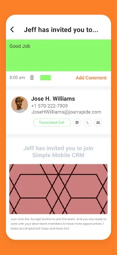 Simple Mobile CRM ডাউনলোড করুন – জিমেইল ও কন্টাক্ট ম্যানেজমেন্ট - Screenshot 4