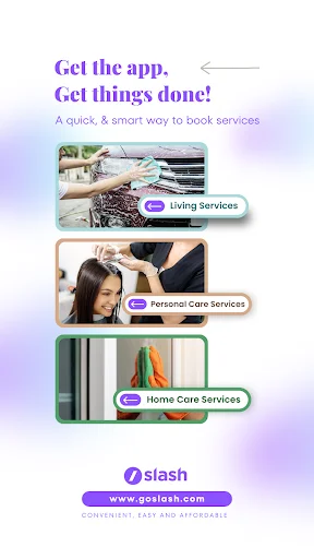 Slash: Services Booking App ডাউনলোড করুন – দ্রুত সেবা ও ডিসকাউন্ট - Screenshot 1