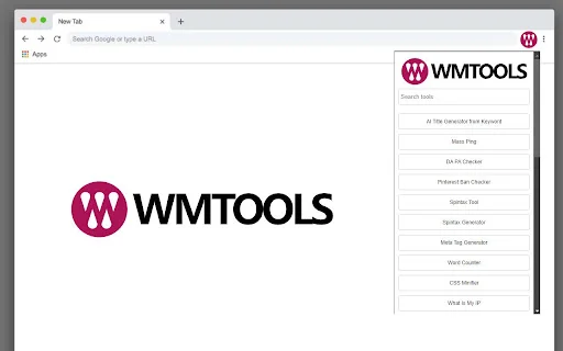 WmTools ডাউনলোড করুন – ওয়েবসাইট ও ডেভেলপারদের জন্য সেরা টুলস - Screenshot 1