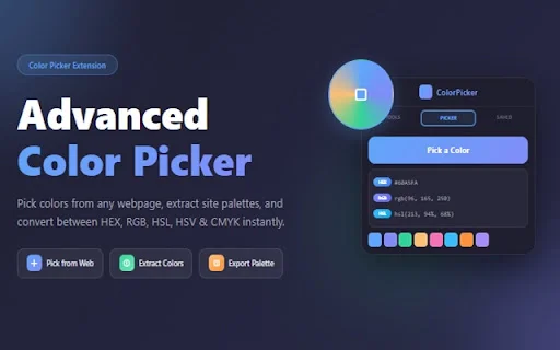 Color Picker ডাউনলোড করুন – এজ ব্রাউজারের সেরা কালার ড্রপার - Screenshot 2