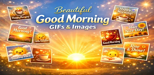 Good Morning GIF ডাউনলোড করুন – সেরা শুভ সকালের শুভেচ্ছা ও ইমেজ - Screenshot 1