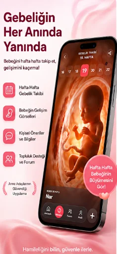 Anne Asistanı: Hamilelik ডাউনলোড করুন – গর্ভাবস্থা ট্র্যাকার ও টিপস - Screenshot 1