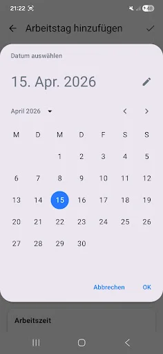 Stundenrechner Pro ডাউনলোড করুন – কাজের সময় হিসাবের সেরা অ্যাপ - Screenshot 5