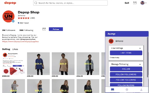 Depop Bot ডাউনলোড করুন – আপনার Depop শপ অটোমেশন ও বিক্রয় বাড়ান - Screenshot 1