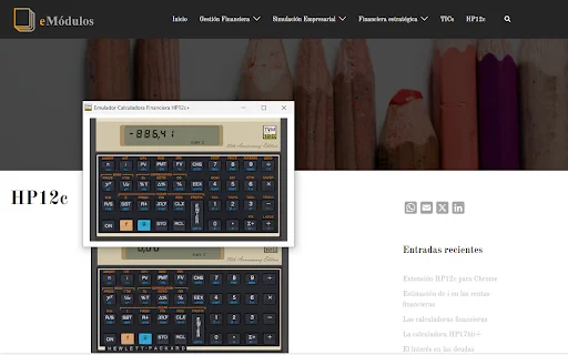 Financial Calculator Emulator HP12c+ ডাউনলোড – সেরা ফিনান্সিয়াল টুল - Screenshot 5