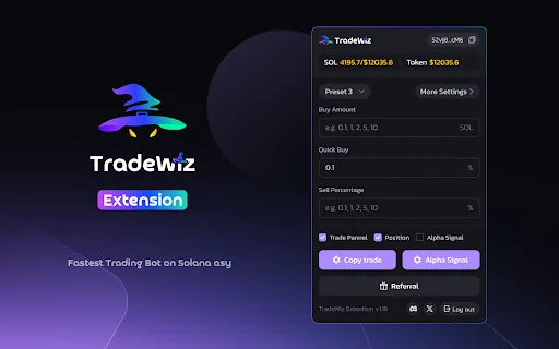 TradeWiz Extension ডাউনলোড করুন – ট্রেডিং এর জন্য সেরা টুল - Screenshot 2