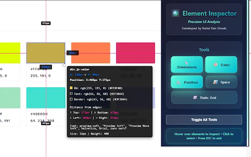 Element Inspector ডাউনলোড করুন – পেশাদার UI অ্যানালাইসিস টুল - Screenshot 1