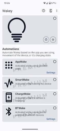 Wakey: Keep Screen On ডাউনলোড করুন – স্মার্ট স্ক্রিন কন্ট্রোল - Screenshot 1