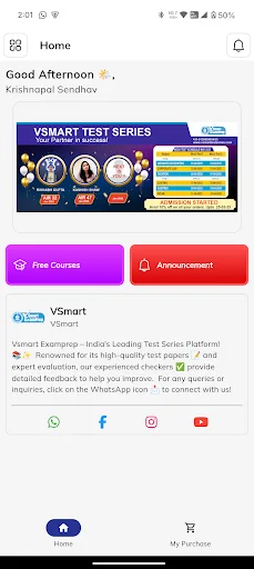 Vsmart Examprep ডাউনলোড করুন – সেরা শিক্ষা ব্যবস্থাপনা অ্যাপ - Screenshot 12