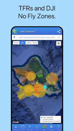 UAV Forecast ডাউনলোড করুন – ড্রোন ওড়ার সেরা ওয়েদার অ্যাপ - Screenshot 5