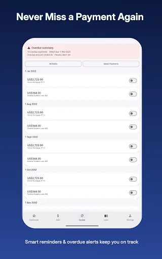 Debt Tracker Master ডাউনলোড করুন – দ্রুত ঋণমুক্ত হওয়ার উপায় - Screenshot 12