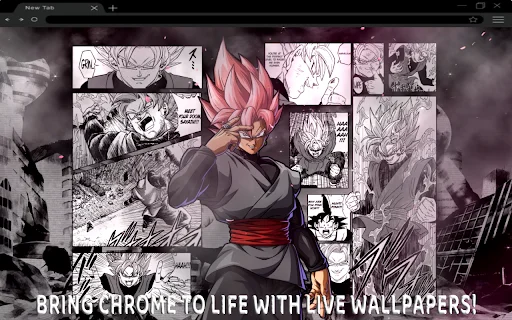 Goku Black Rose Transformation Live Wallpaper – ডাউনলোড করুন - Screenshot 1