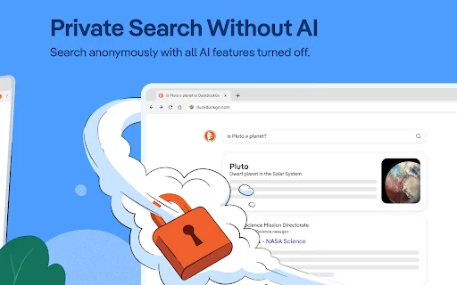 DuckDuckGo No-AI Search ডাউনলোড করুন – এআই মুক্ত ব্রাউজিং - Screenshot 2