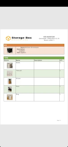 Storage Box Organizer ডাউনলোড করুন – QR কোড দিয়ে সাজান আপনার স্টোরেজ - Screenshot 6