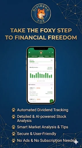Dividend-Fox ডাউনলোড করুন: আপনার স্টক পোর্টফোলিও ট্র্যাক করুন - Screenshot 2