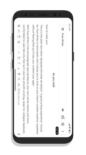 Pure Writer ডাউনলোড করুন – সেরা রাইটিং ও নোটস অ্যাপ - Screenshot 3