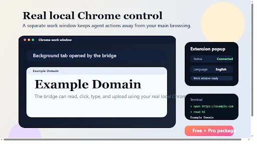Codex Chrome Bridge ডাউনলোড করুন – ব্রাউজার নিয়ন্ত্রণের সেরা মাধ্যম - Screenshot 1