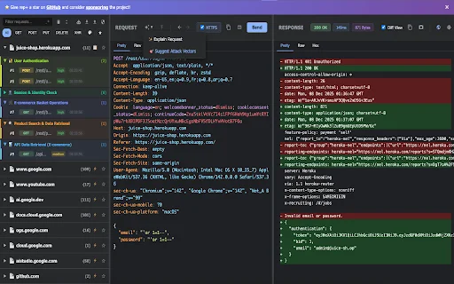 rep+ ডাউনলোড করুন: Chrome-এ AI-চালিত HTTP রিকোয়েস্ট টেস্টিং টুল - Screenshot 3
