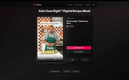 Pinterest Video Downloader: HD ভিডিও ও GIF ডাউনলোড করুন - Screenshot 4