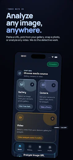 Deepfake Detector: AI Check ডাউনলোড করুন – এআই ইমেজ শনাক্তকারী টুল - Screenshot 1