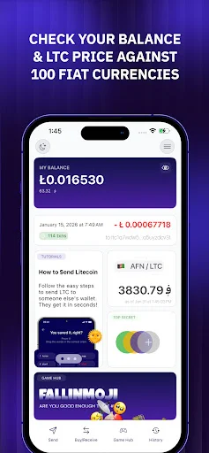 Brainwallet: Litecoin ওয়ালেট ডাউনলোড করুন – দ্রুত এবং নিরাপদ লেনদেন - Screenshot 5