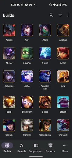 LoL Catalyst ডাউনলোড করুন – League of Legends সেরা বিল্ড গাইড - Screenshot 1