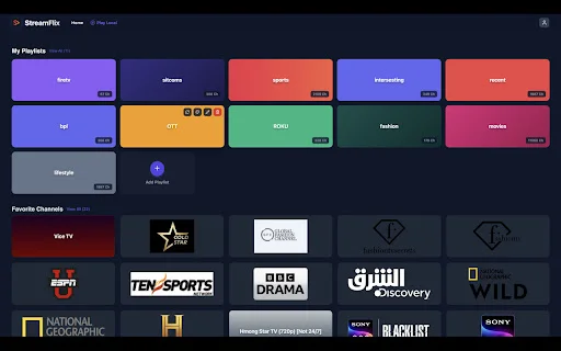 StreamFlix IPTV ডাউনলোড করুন – সেরা ব্রাউজার বেসড মিডিয়া প্লেয়ার - Screenshot 4