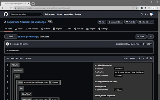 UiPath XAML support in GitHub ডাউনলোড করুন – XAML ফাইল ভিউয়ার - Screenshot 2