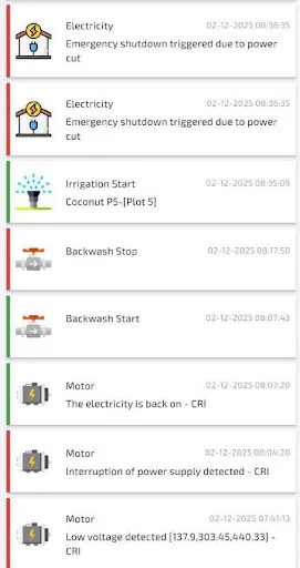 GroTron ডাউনলোড করুন – স্বয়ংক্রিয় সেচ ও ফার্টিগেশন সমাধান - Screenshot 6