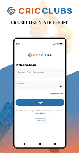 CricClubs Mobile ডাউনলোড করুন – সেরা ক্রিকেট স্কোরিং অ্যাপ - Screenshot 1