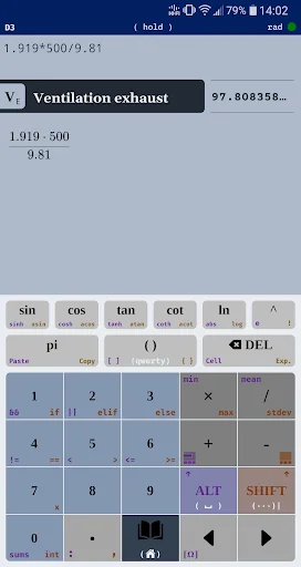 Scriptorium Tech Calculator ডাউনলোড করুন – স্প্রেডশিট ক্যালকুলেটর - Screenshot 4